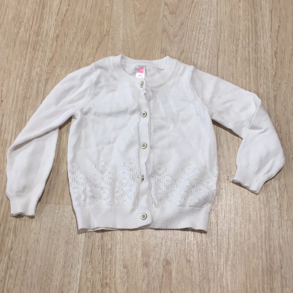 Dainty white sweater
